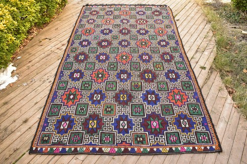 Tappeto vintage turco kilim - tappeto,