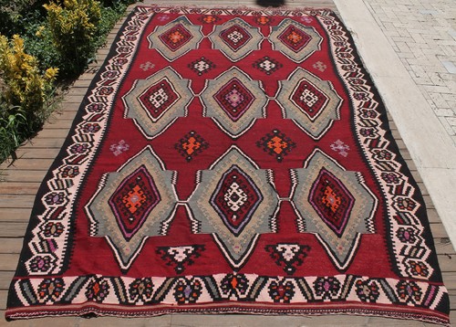 Tappeto turco kilim 6x10 - turco,