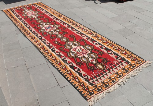 Tappeto vintage rosso turco - tappeto,