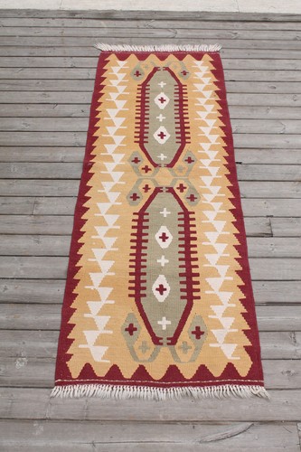 Tappeto giallo turco kilim - tappeto,