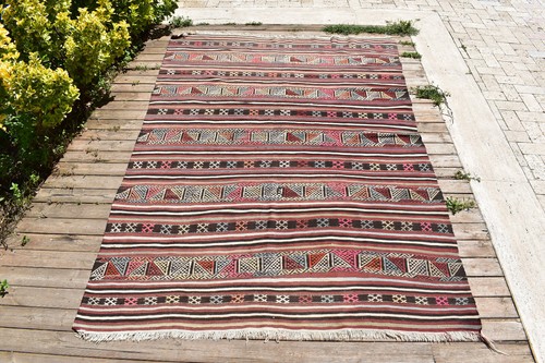 Tappeto kilim turco x89 - turco, 61''x89''