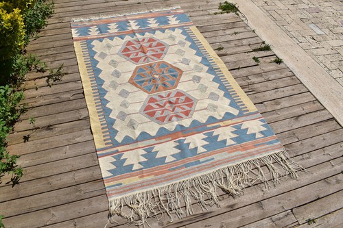Tappeto kilim turco - kilim, 3'x5'