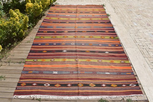 Tappeto kilim tribale turco - tribale,