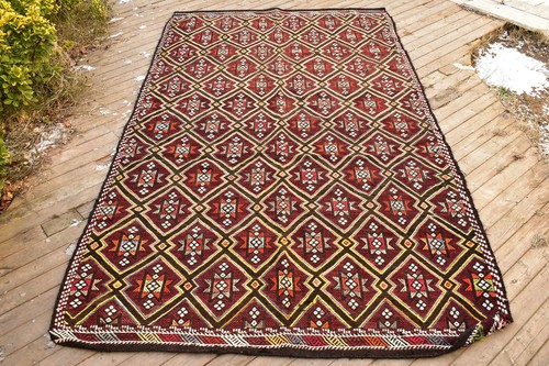 Tappeto turco kilim x119 - kilim, 67''x119''