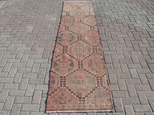 Tappeto runner kilim turco