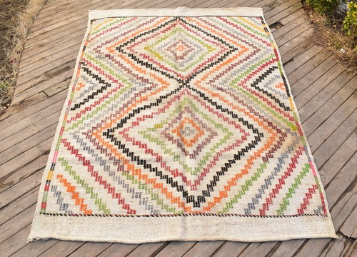 Tappeto kilim turco x98 - tappeto, 64''x98''