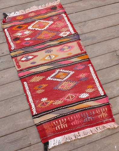 Tappeto kilim turco x33 - kilim, 16''x33''