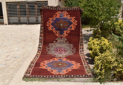 Tappeto turco kilim x133 - tappeto, 74''x133"