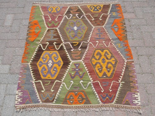 Tappeto kilim turco fatto - , a