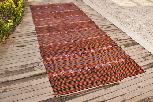 Tappeto kilim turco x12 - tappeto, 5'x12'